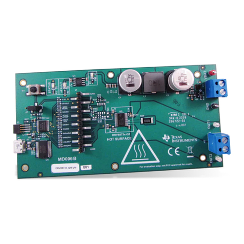Texas Instruments DRV8873 EVM Series User manual