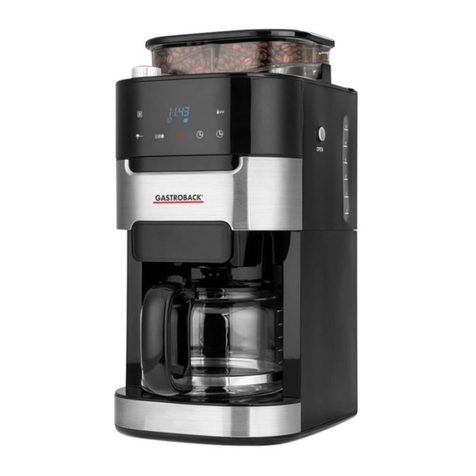 Gastroback Grind & Brew Pro User manual