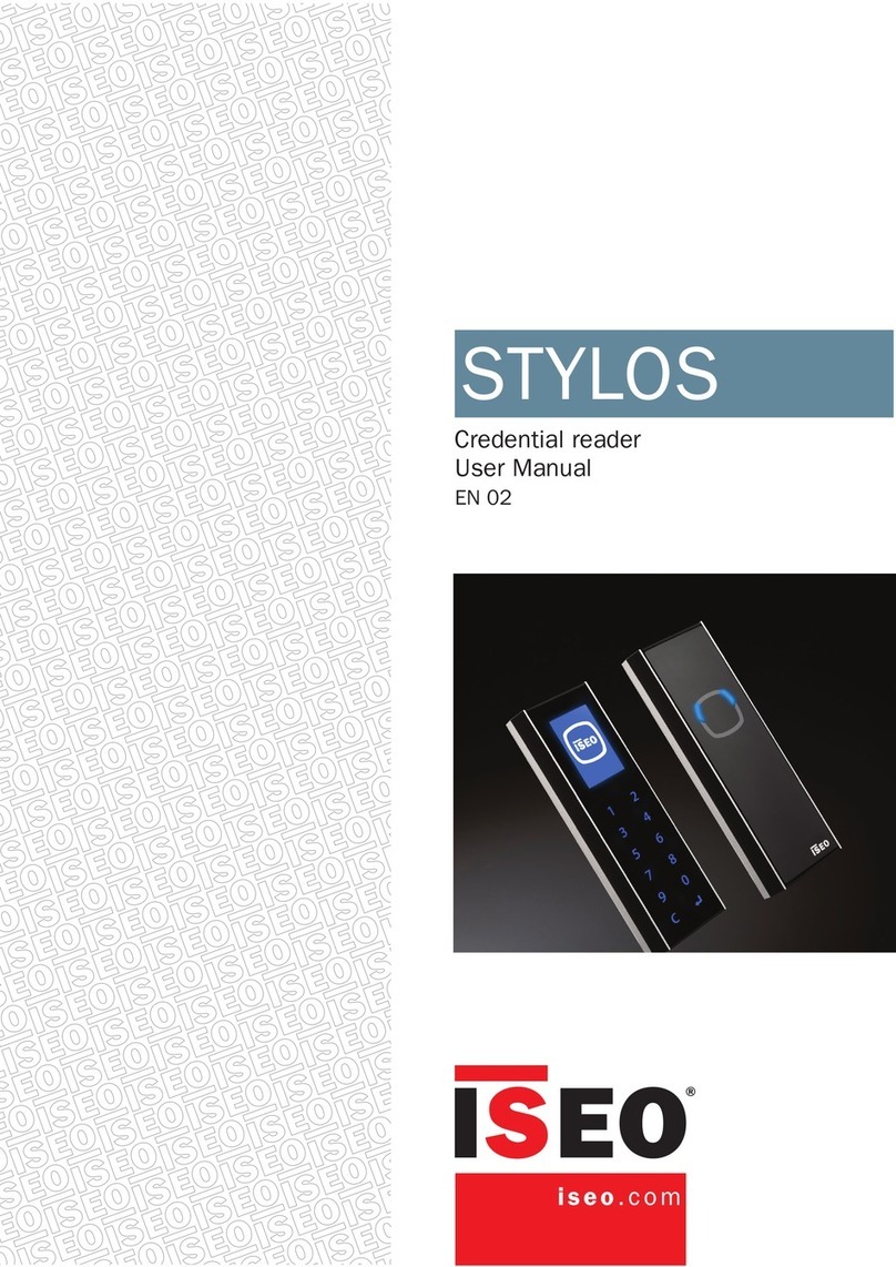Iseo STYLOS user manual