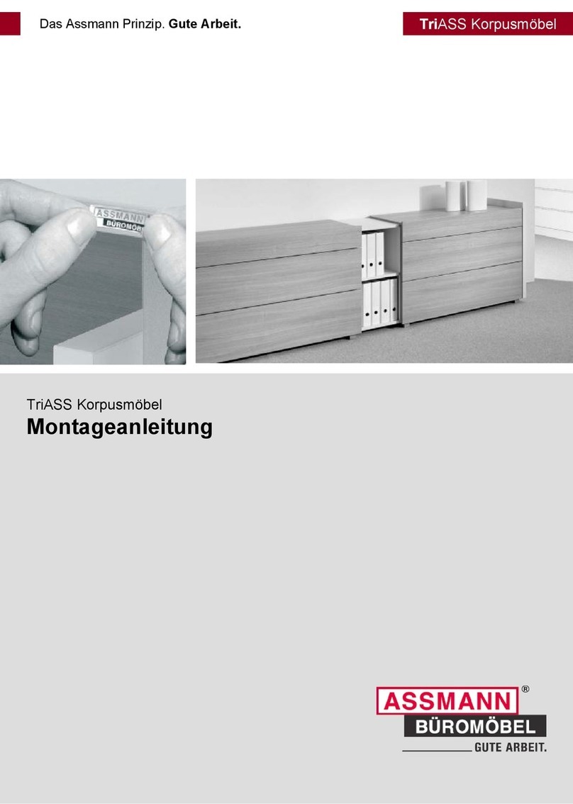 Assmann Büromöbel TriASS Credenzas Assembly instructions