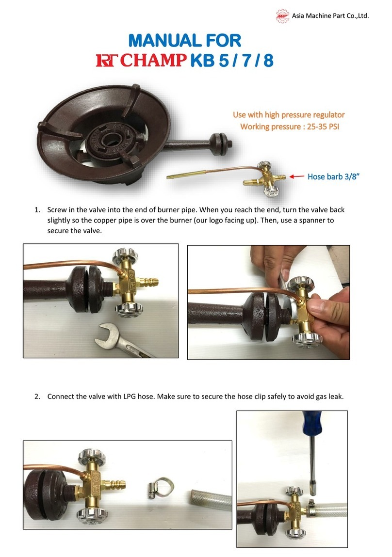 Asia Machine Part RT CHAMP KB 5 manual
