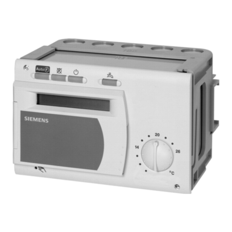 Siemens RVD230 Operator's manual