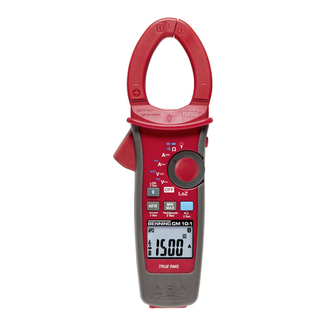 Benning CM 10-PV operating manual Benning CM 10-PV operating manual