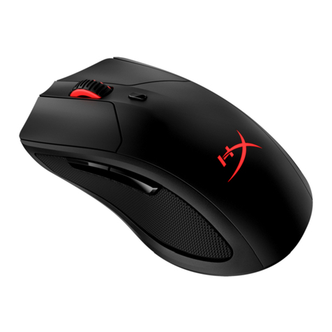 HyperX Pulsefire Dart HX-MC006B User manual HyperX Pulsefire Dart HX-MC006B User manual