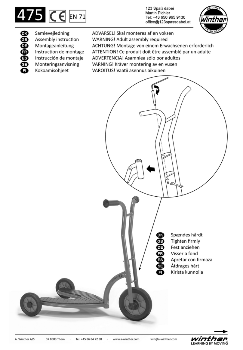 Winther 475 Assembly instruction