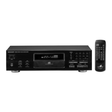 Monacor CD-2000 instruction manual