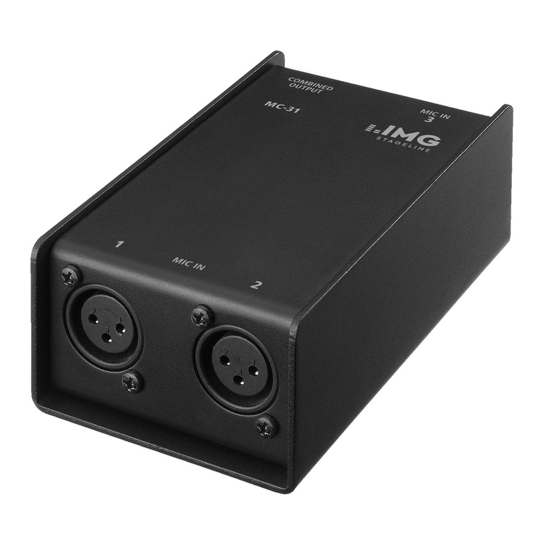 Monacor img Stage Line MC-31 User manual
