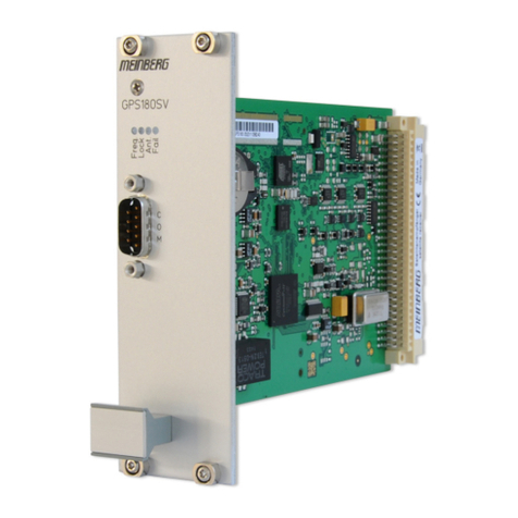 Meinberg GPS180SV manual