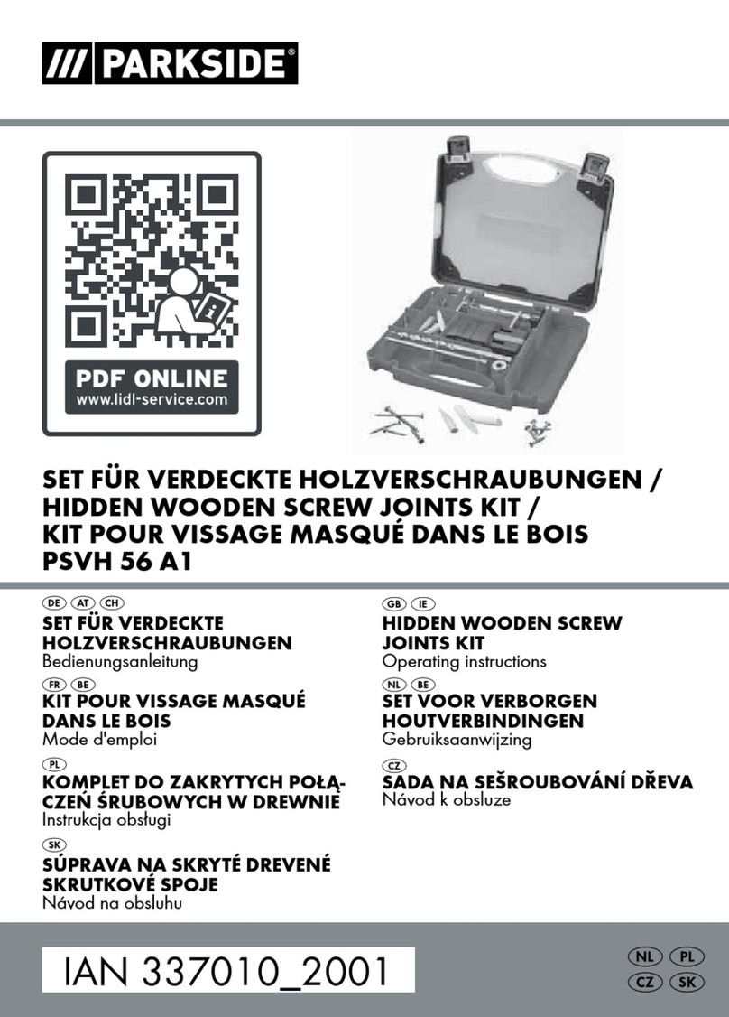 Parkside PSVH 56 A1 operating instructions