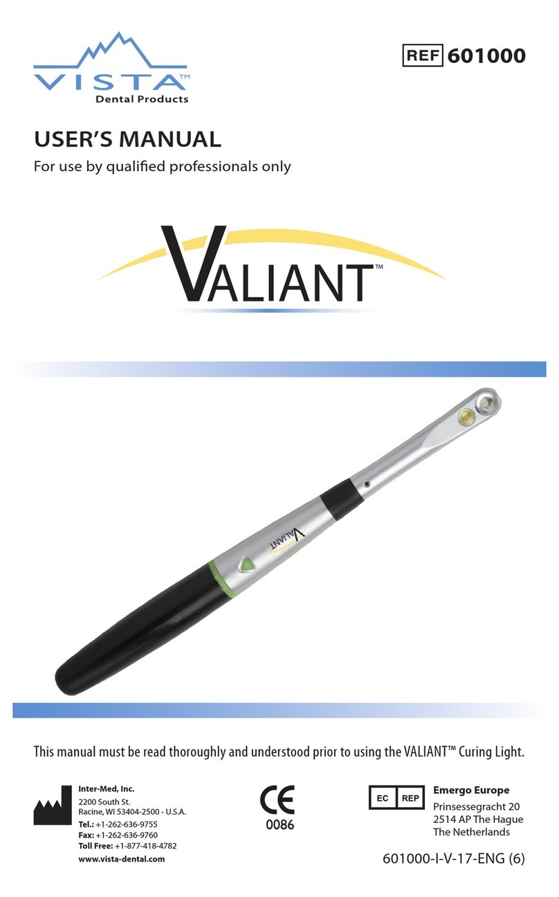 Vista Valiant 601000 user manual