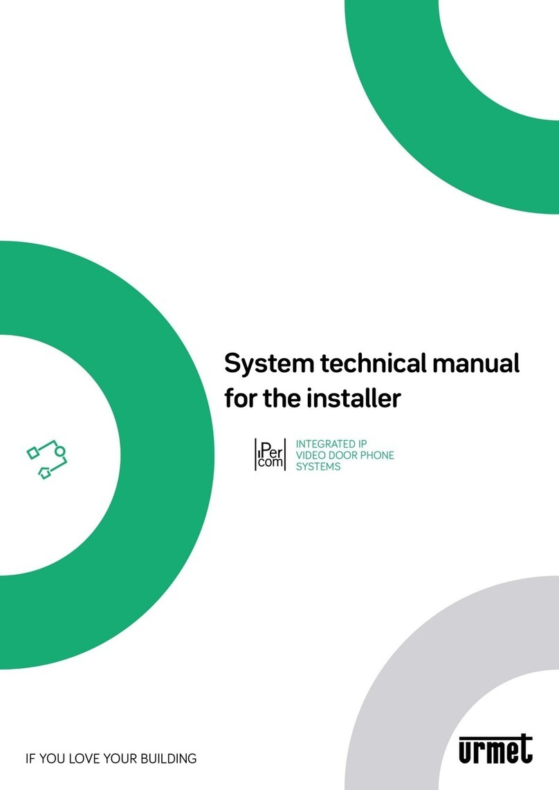 urmet domus IPerCom User manual