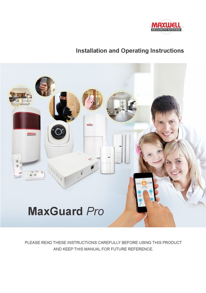 Maxwell MaxGuard Pro Installation and operating instructions