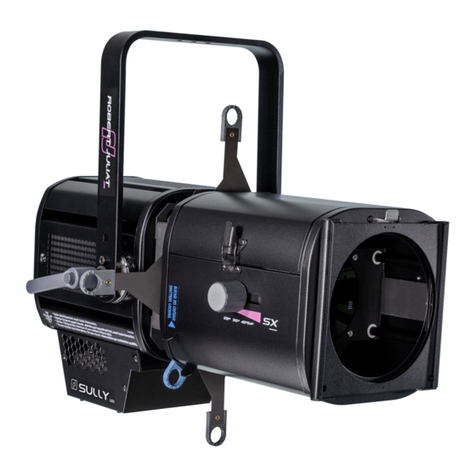 Robert Juliat SULLY 650SX Series User manual
