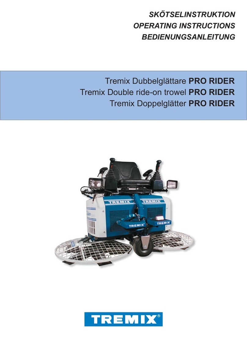 Tremix PRO RIDER operating instructions