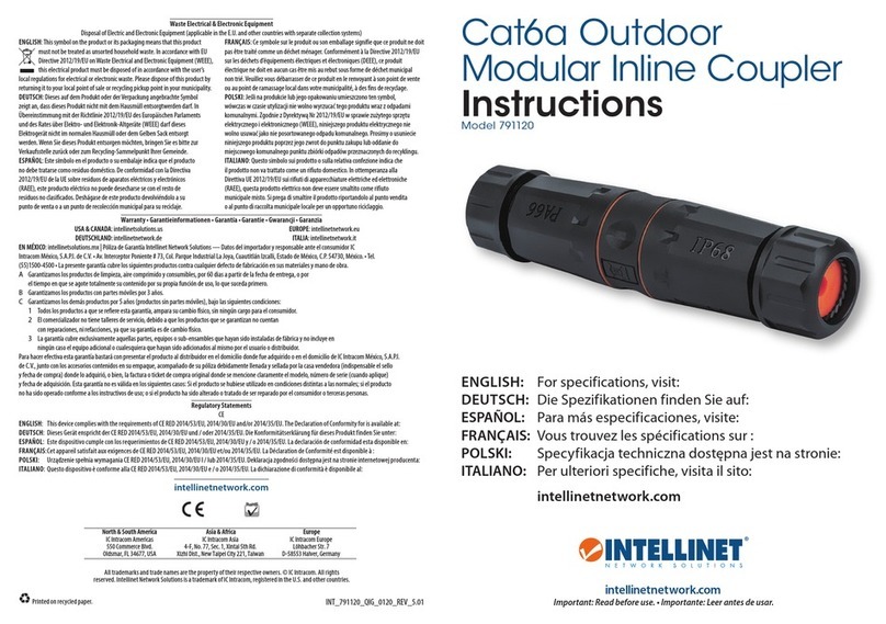 Intellinet 791120 User manual