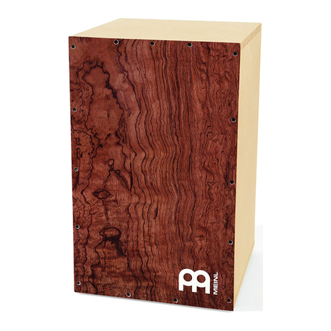 MEINL DELUXE MAKE YOUR OWN CAJON Assembly instructions