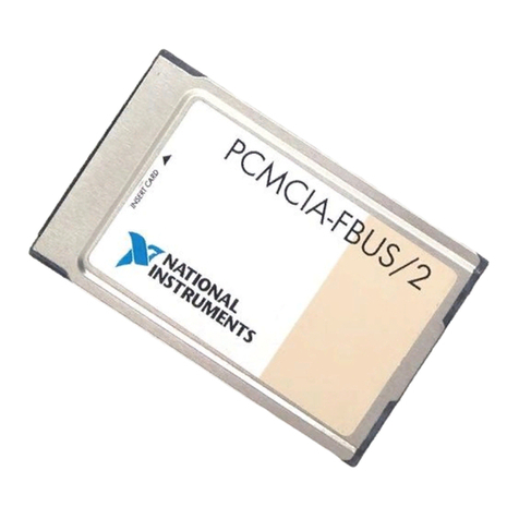 National Instruments FOUNDATION NI-FBUS Mounting instructions