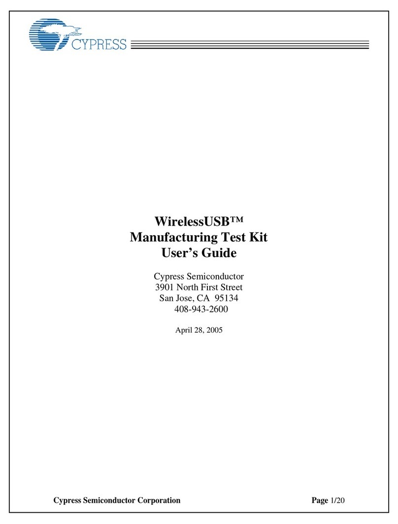 Cypress WirelessUSB MTK User manual
