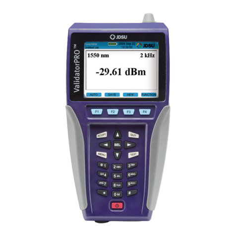 JDS Uniphase ValidatorPRO-NT, Cu user guide