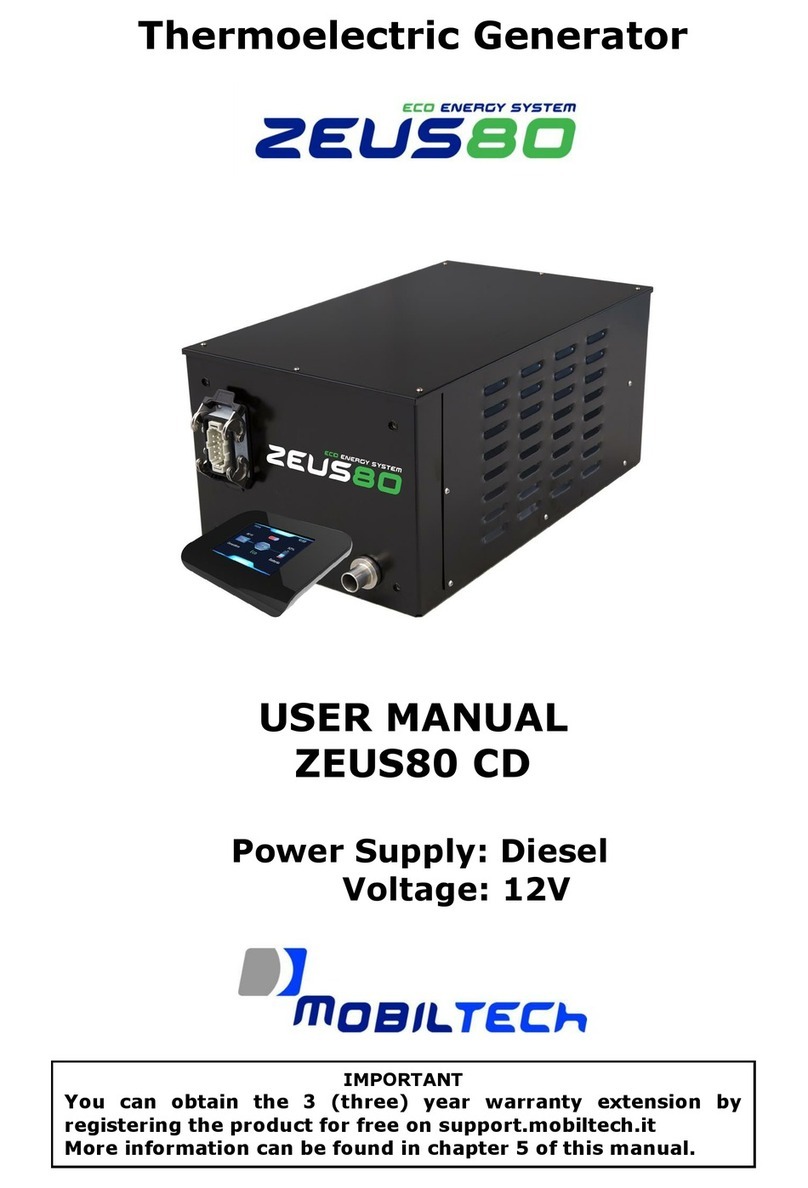 Mobiltech ZEUS80 CD User manual