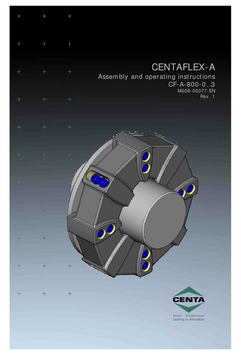 Centa CENTAFLEX-A CF-A-800-0 Series Assembly and operating instructions Centa CENTAFLEX-A CF-A-800-0 Series Assembly and operating instructions