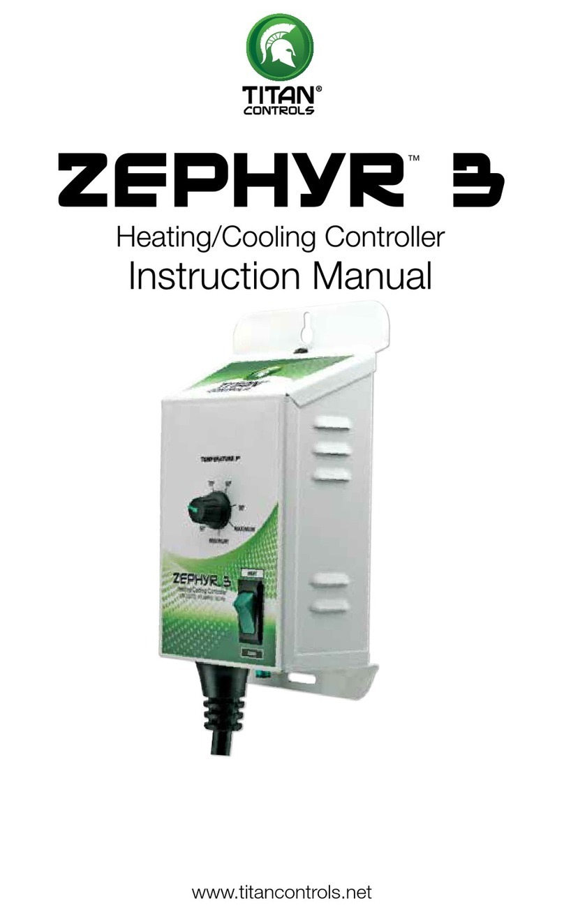 Titan Controls ZEPHYR 3 User manual