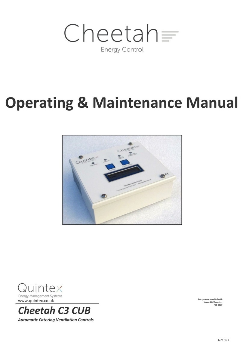 Quintex Cheetah C3 CUB operating & maintenance manual