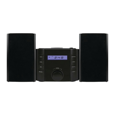 Sylvania SRCD804BT-R User manual