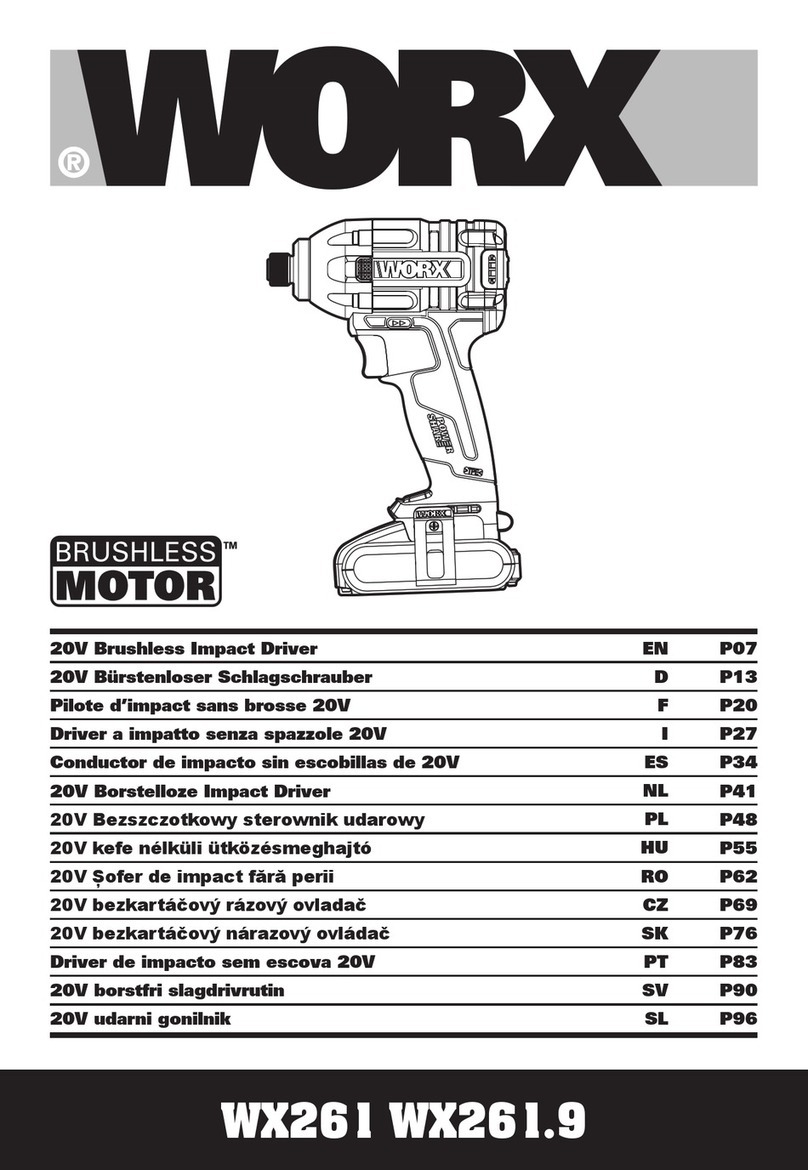 Worx WX261 User manual