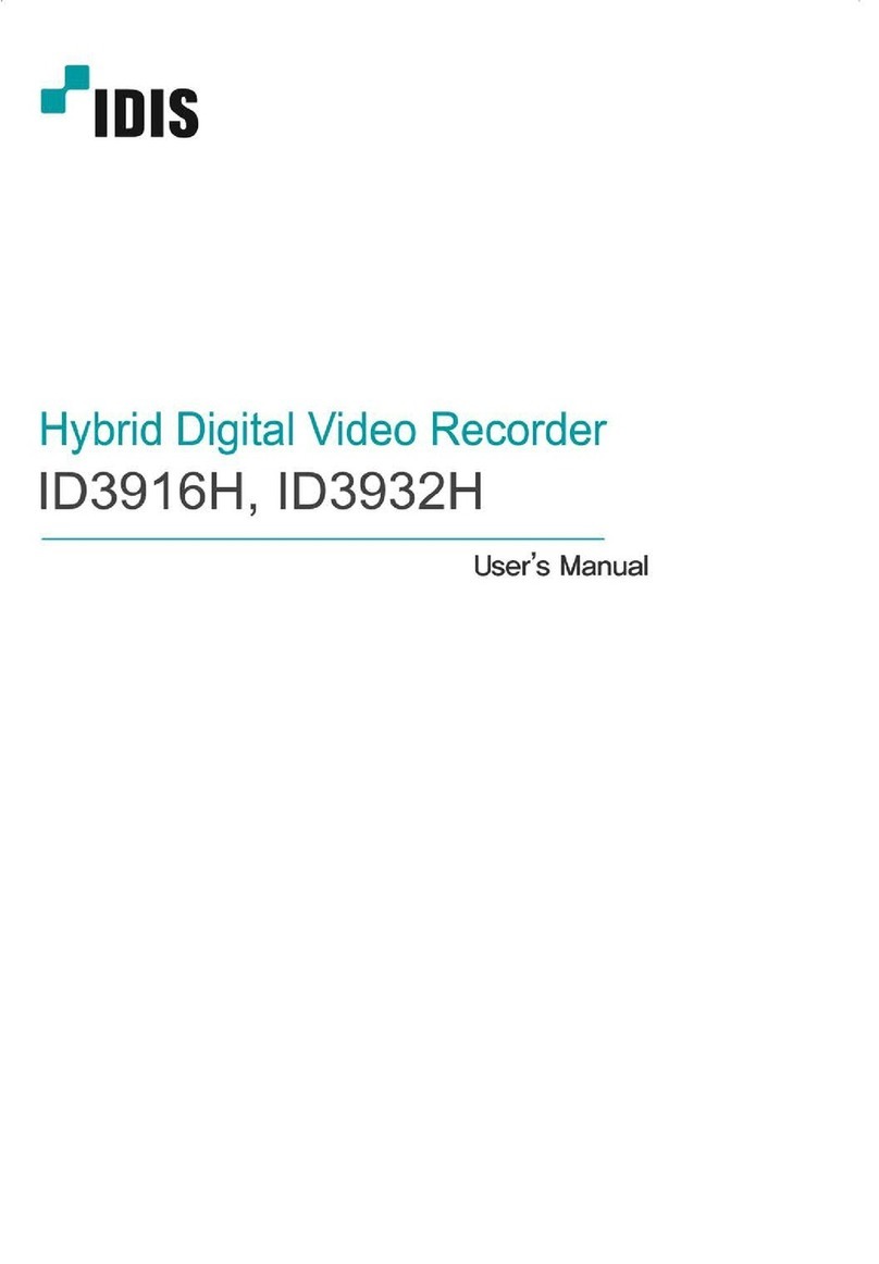 Idis ID391H User manual