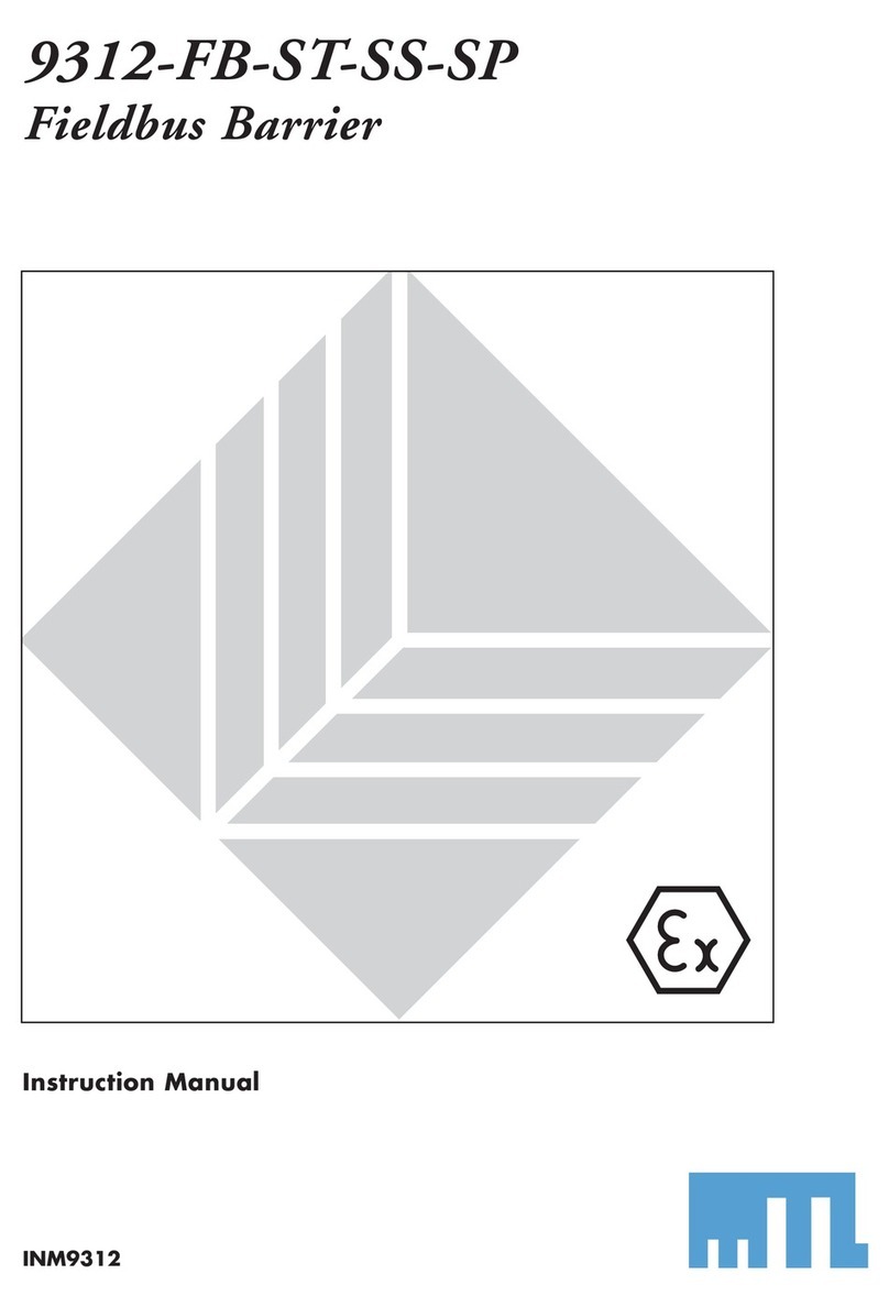 MTL 9312-FB-ST-SS-SP instruction manual