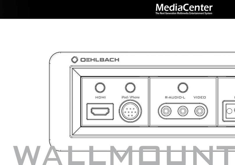 Oehlbach MediaCenter D7-H manual