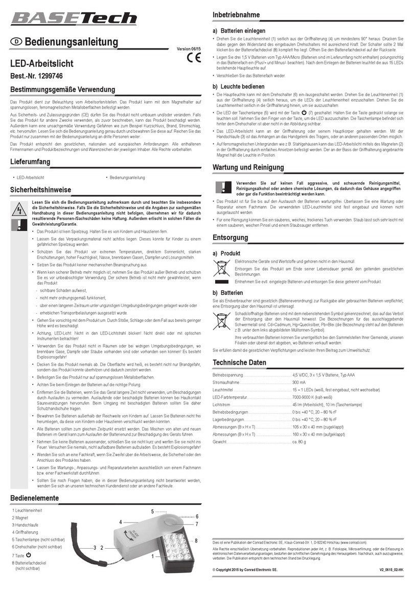 BASETech 1299746 User manual