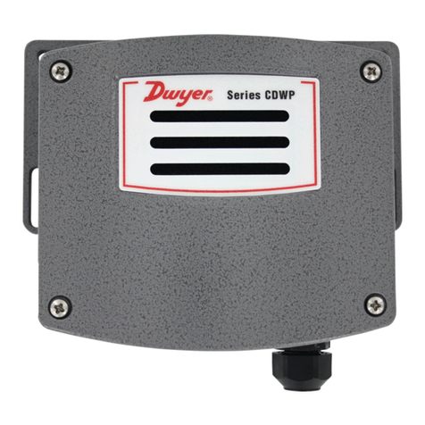 Dwyer Instruments CDWP Deries Installation and operating instructions
