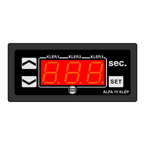 VDH ALFA 70-KLEP user manual
