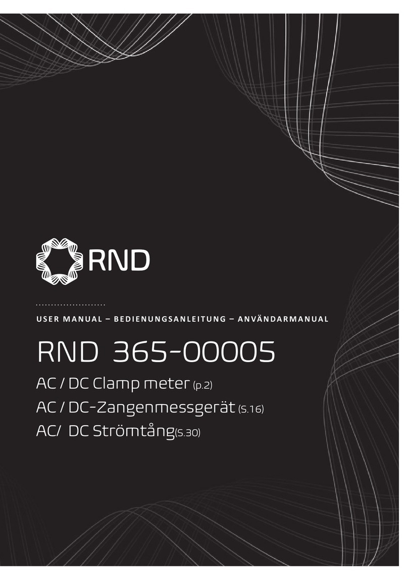 RND 365-00005 User manual