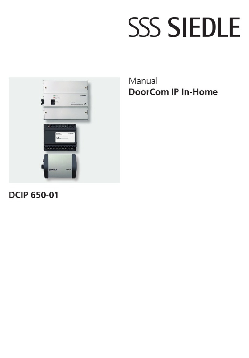 SSS Siedle DCIP 650-01 manual