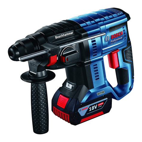 Bosch GBH 18 V-LI Setup guide