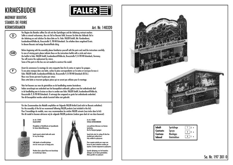 Faller 140320 quick start guide