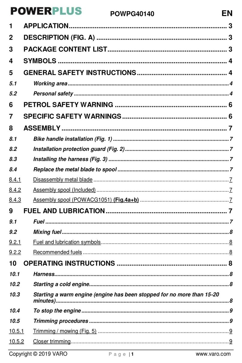 Powerplus POWPG40140 manual