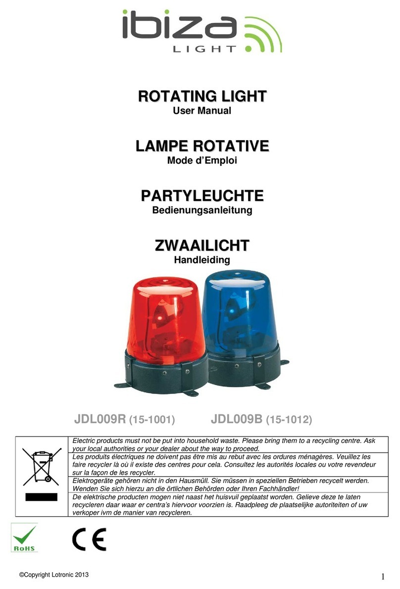 Ibiza JDL009R user manual Ibiza JDL009R user manual