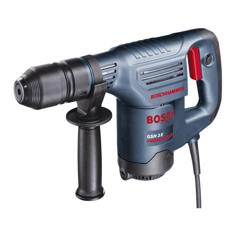 Bosch GSH 3 Setup guide