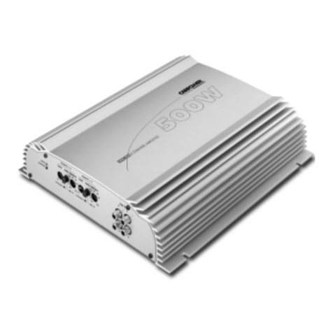 Monacor CARPOWER HPB-504 User manual