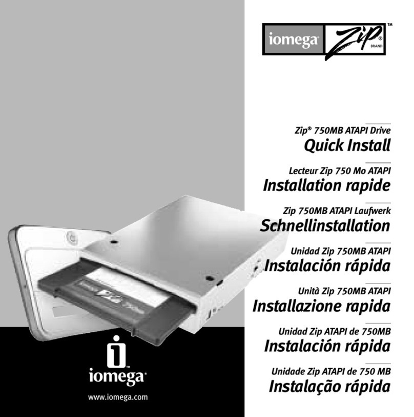 Iomega Zip 750MB Quick install
