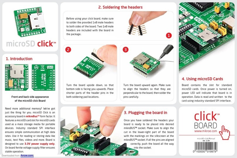 mikroElektronika microSD Click quick start guide mikroElektronika microSD Click quick start guide
