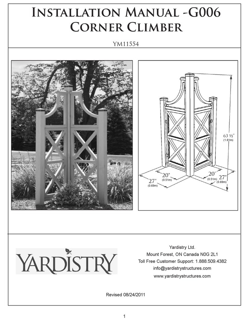 Yardistry YM11554 User manual