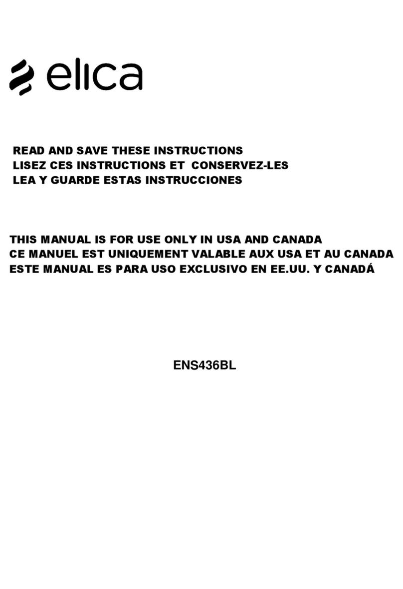 ELICA ENS436BL manual