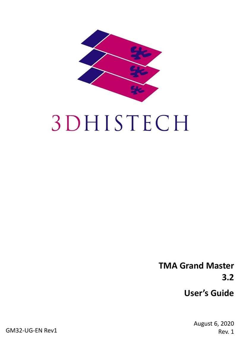 3D Histech TMA Grand Master 3.2 User manual
