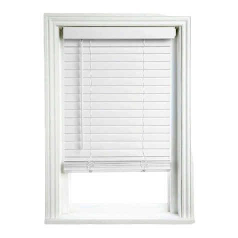 John Lewis FAUX WOOD CORDLESS VENETIAN BLIND instruction manual