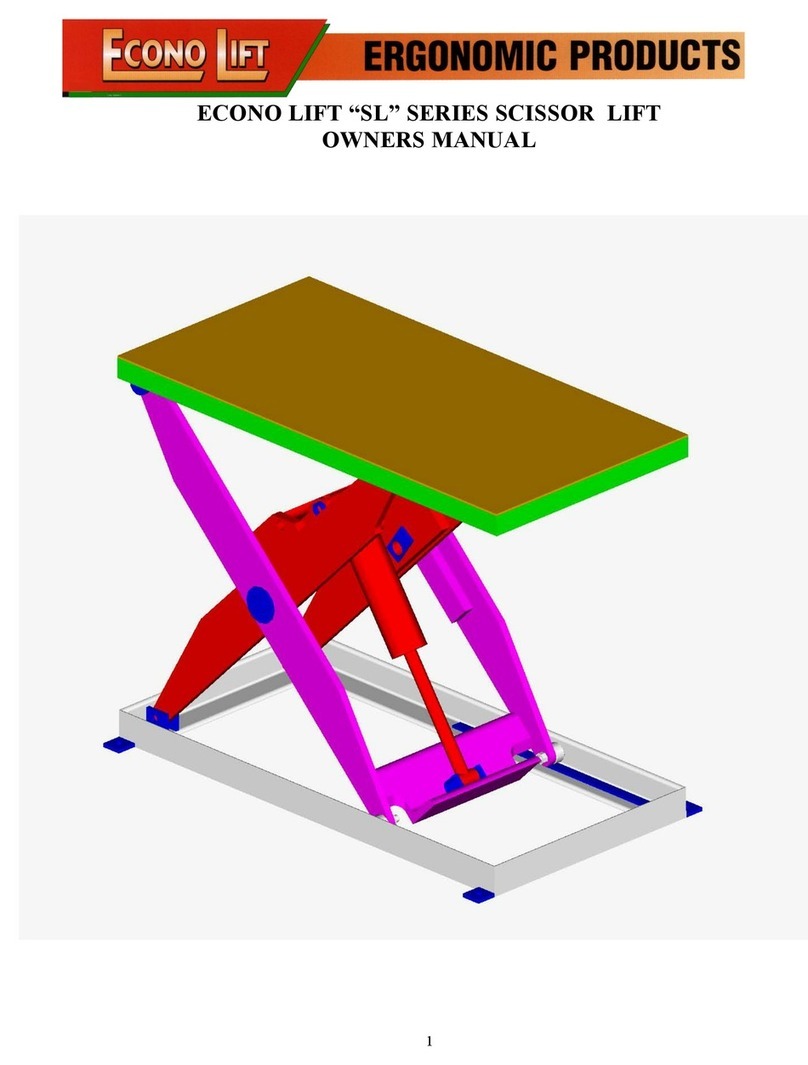 Econo Lift SL Series owner's manual
